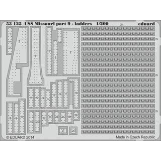 USS Missouri part 9-ladders f. Trumpeter