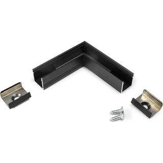 Vinkel til LED Profil SMART10 - 90° - Sort