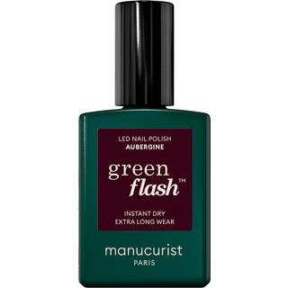 Manucurist - Green - Neglelak Ledlys - Aubergine (15ml) - For Women