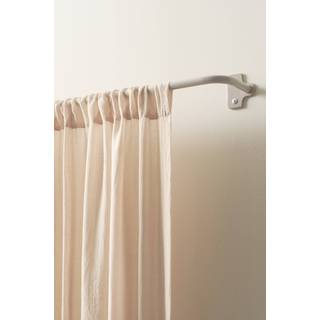 EMRY gardinstang enkel 125-203 cm - Grå