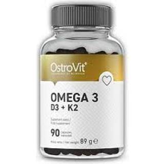 OstroVit - Omega 3 D3 + K2, 90 kapsler