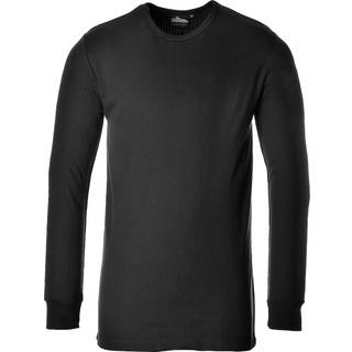 Termo langærmet t-shirt - Sort (Størrelse: L)