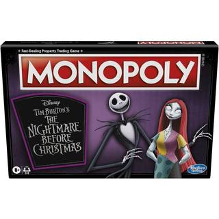 Hasbro Gaming Monopoly: Disney Tim Burtons The Nightmare Before Christmas Edition brtspil Sjovt familiespil for brn fra 8 r og opefter (Eksklu