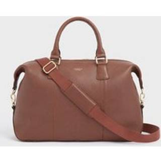 Osprey London OSPREY LONDON Red The Adaline Leather Weekender