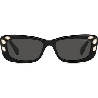 Swarovski SK6008 100187 54 Solbriller Kvinder Black - Black - 54mm