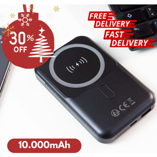 Forever MATB-100 22,5W 10.000 mAh Magsafe Powerbank, Sort