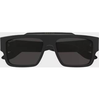Gucci Mand Gucci GG1460S 001 Solbriller Acetat Sort Grå Firkantet Normal