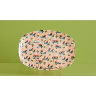RICE Rice melamintallerken 22 x 30 cm Cars