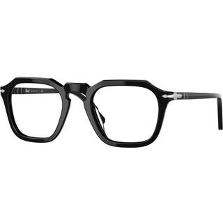 Persol Unisex PO3292V 95 Optiske stel Acetat Sort Transparent Firkantet Normal