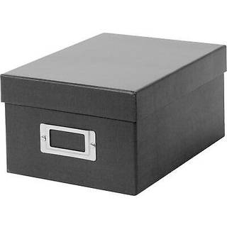 goldbuch Storage box Bella Vista with 8 registration cards gray