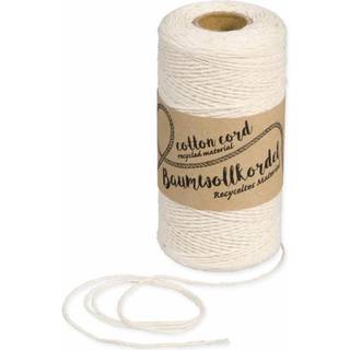 Baumwollkordel für Makramee 1mm 220m 80g - Creme