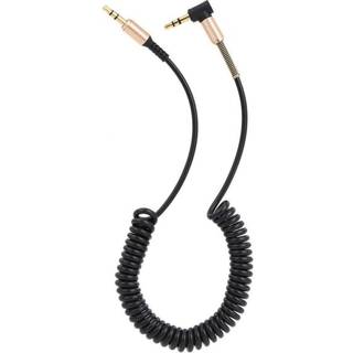 1.7m audio extender 3.5mm AUX Han to make kabel - Sort
