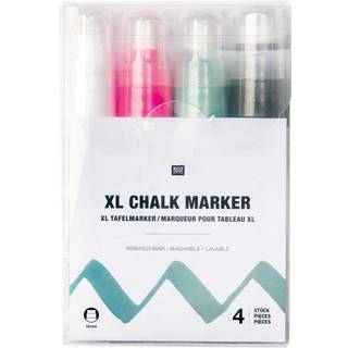 XL-Kreidestift Flüssigkreide Set 15mm 25g 4 Farben - Mehrfarbig