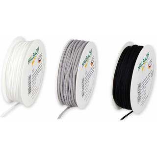 Gummikordel Rolle 3mm 30m - Weiß