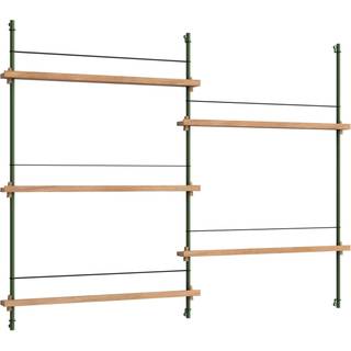 Moebe Magazine Shelving MS.115.2 Eg/Pine Green