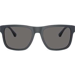 Emporio Armani EA4163 Polarized 508881 56 Solbriller Mænd Blue - Matte Blue - 56mm