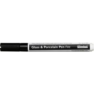 Glas-/porcelænspen 1 mm sort