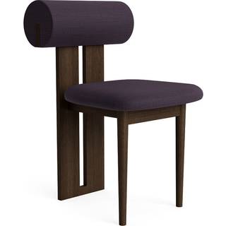 NORR11 Hippo Spisebordsstol Mørk Røget Egetræ/Canvas 694