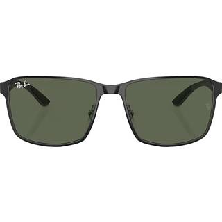 Ray - Ban Unisex RB3721 914471 Solbriller Metal Sort Grøn Firkantet Normal