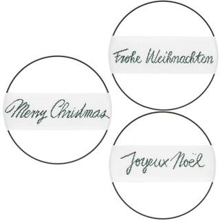 Stickpackung Band Frohe Weihnachten