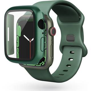Epico Apple Watch 8/7 (41mm) Plastik Cover m. Indbygget Skærmbeskyttelse - Grøn