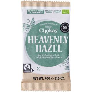 Chokay Bar Heavenly Hazel Økologisk - 70 g