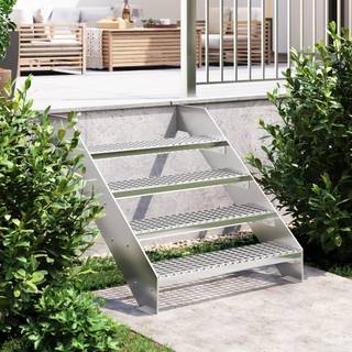 trappetrin 80x24x7 cm trinrist galvaniseret stål