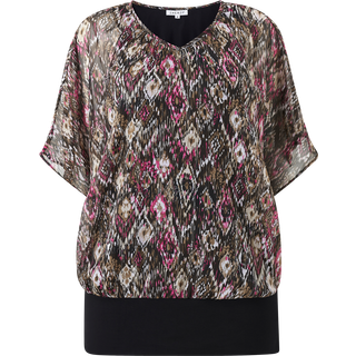 Itzel 016 Blouse - Løst Snit - Fuchsia