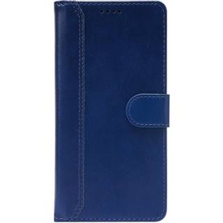 iPhone SE (2022 / 2020) / 8 / 7 Flip Cover m. Pung - Lodret Syning - Blå