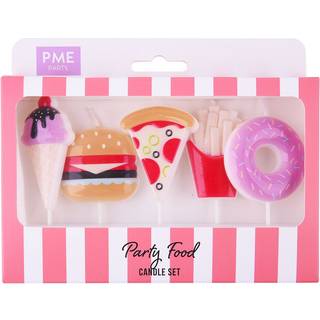 3D kagelys junkfood 5 stk