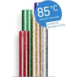 Steinel limstift glitter farver, 7mm, 85°C, 16 stk