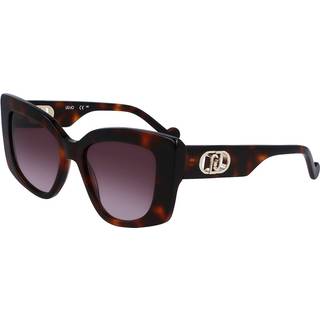 Liu Jo Kvinde LJ776S 240 Solbriller Acetat Havana Brun Firkantet Normal Normal