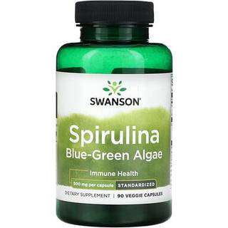 SWANSON Standardiseret Spirulina 90 kapsler