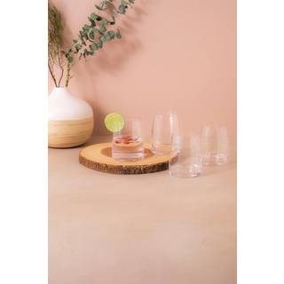 Sæt med 4 glas, lavet af krystallinsk glas, 350 ml, &#34;Palermo&#34; - Mikasa