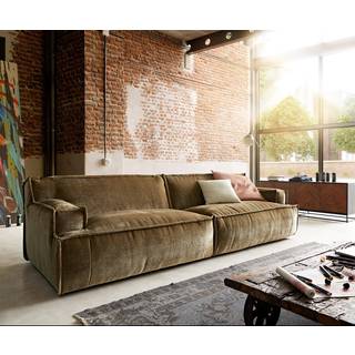 3-Sitzer Basit 285x110 cm Chenille Gold