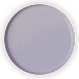 Studio About Clayware Plate Medium, 2 pcs Ivory/Light Purple