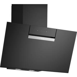Bosch Serie 4 Væghængt emhætte 80 cm klart glas med sort tryk, Sort DWK87FN60