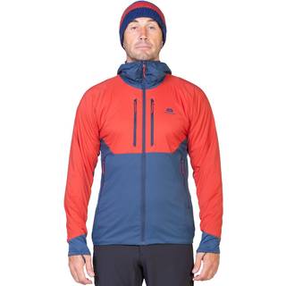 Mountain Equipment Switch Pro Hooded Jacket Fleecejakke Herrer størrelse S farve rød/blå