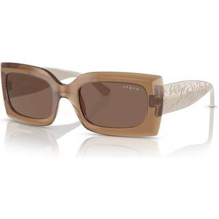 Vogue Briller VO5526S 309373 52 Solbriller Kvinder Brun - Transparent Opal Brown - 52mm