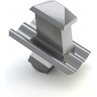 Swisspearl taghætte B5 mørkegrå - 15-45 m/isorør 47030133 150x150mm