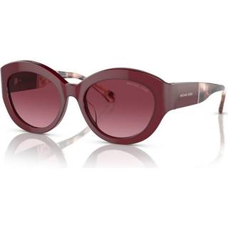 Michael Kors MK2204U BRUSSELS 39498H 54 Solbriller Kvinder Rød - Transparent Dark Red - 54mm