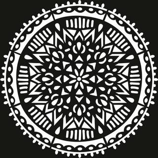 Skabeloner 4 stk. mandala