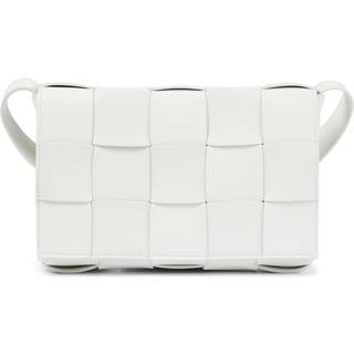 Bottega Veneta Cassette leather shoulder bag - white - One Size