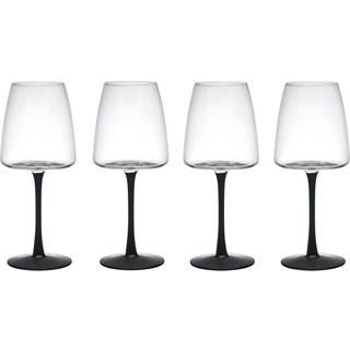 Sæt med 4 hvidvinsglas, lavet af krystallinsk glas, 400 ml, &#34;Palermo&#34;