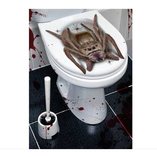 Edderkop toilet dekoration