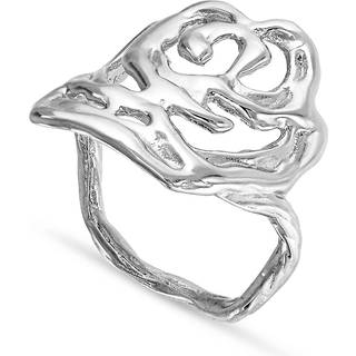 Big Rose Ring, Silver, 56
