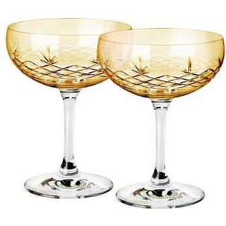 Frederik Bagger Crispy Citrine Gatsby champagneskål 33 cl. 2 stk.