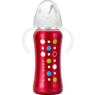 Ultimate rustfrit st?l Sippy Cup | 9oz isoleret sippy kop til sm?b?rn isolerer 10+ timer | L?kfri ikke-giftig medicinsk kvalitet silikone og rust