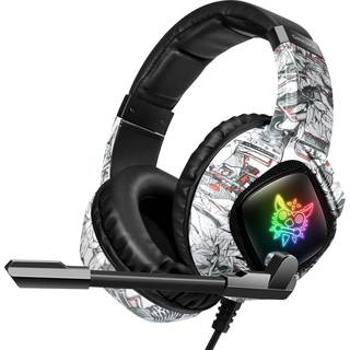 Onikuma Gaming Headset med 50 mm neodymmagnet og hukommelsesskum - Camo