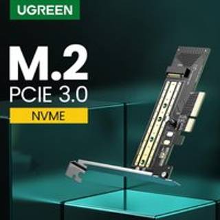 Ugreen Disk Adapter PCIe 3.0 x4 til M.2 NVMe SATA